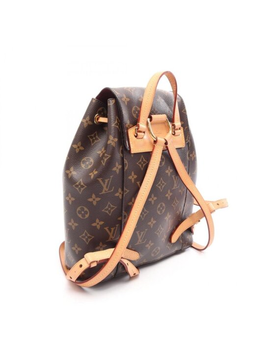 Louis Vuitton Backpack Montsouris Monogram Canvas Leather main image 8